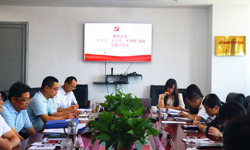 集團(tuán)公司黨委組織召開(kāi)“大學(xué)習(xí)、大討論、大調(diào)研”專題討論會(huì)